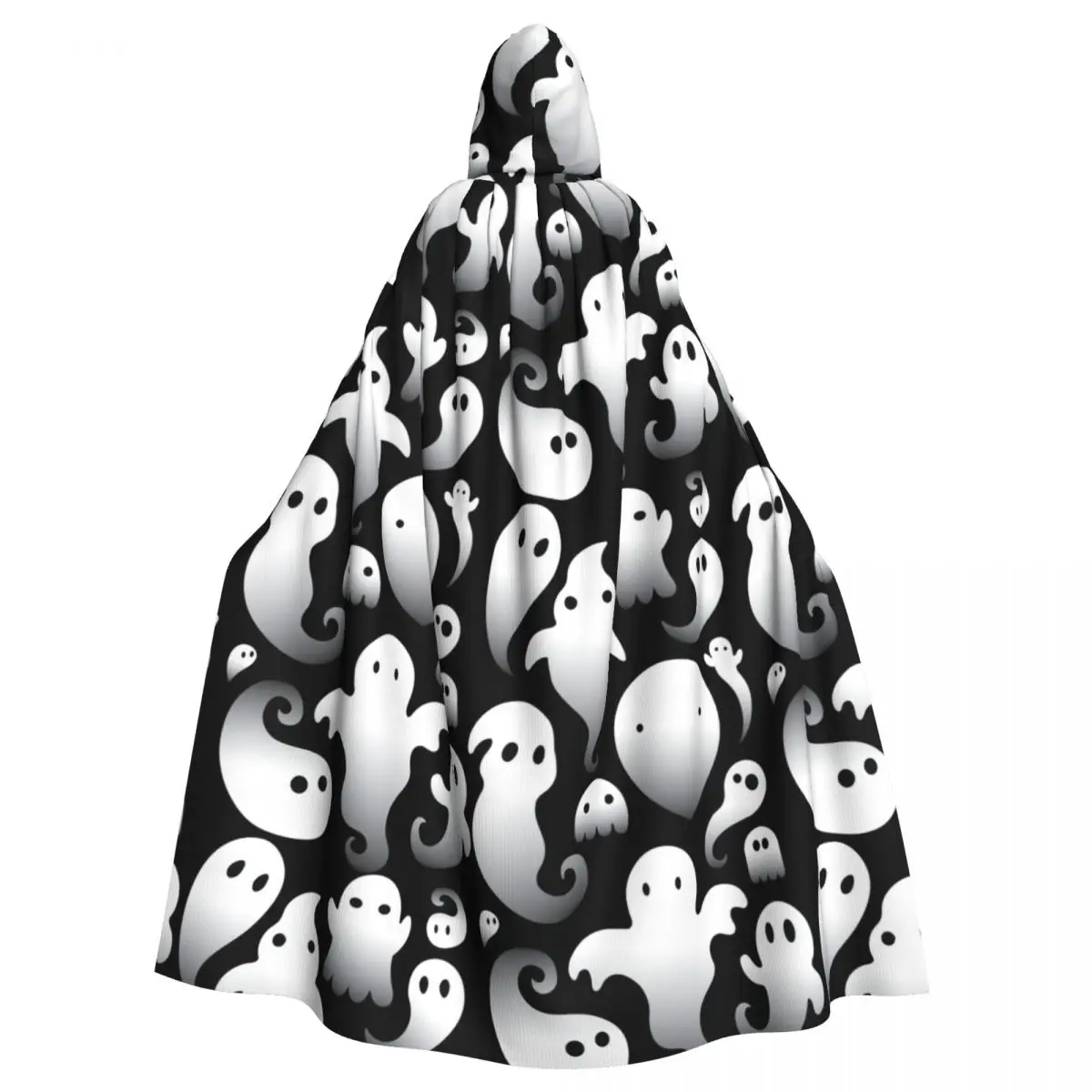 Halloween Ghost Patterns Hooded Cloak Polyester Unisex Witch Cape Costume Accessory
Halloween Ghost Patterns Hooded Cloak Polyester Unisex Witch Cape Costume Accessory