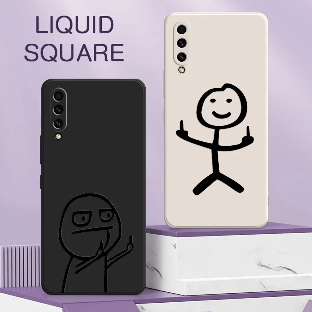 Funny Middle Finger Cute Man A30S Case For Samsung Galaxy A50 A7 2018 A30 S A20 A70 M30S M31 M32 M51 Liquid Silicone Phone Cover Funny Middle Finger Cute Man A30S Case For Samsung Galaxy A50 A7 2018 A30 S A20 A70 M30S M31 M32 M51 Liquid Silicone Phone Cover
