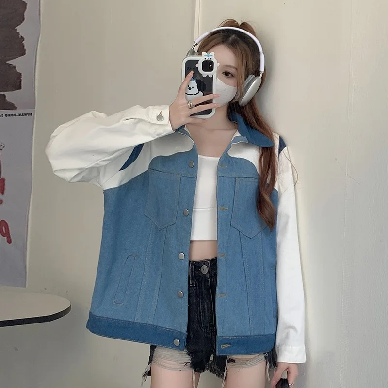 2022 Live Shot Vintage Splicing Women's New Loose Design Sense, Small People's Casual Comfortable Denim Coat Free Shipping
2022 Live Shot Vintage Splicing Women's New Loose Design Sense, Small People's Casual Comfortable Denim Coat Free Shipping