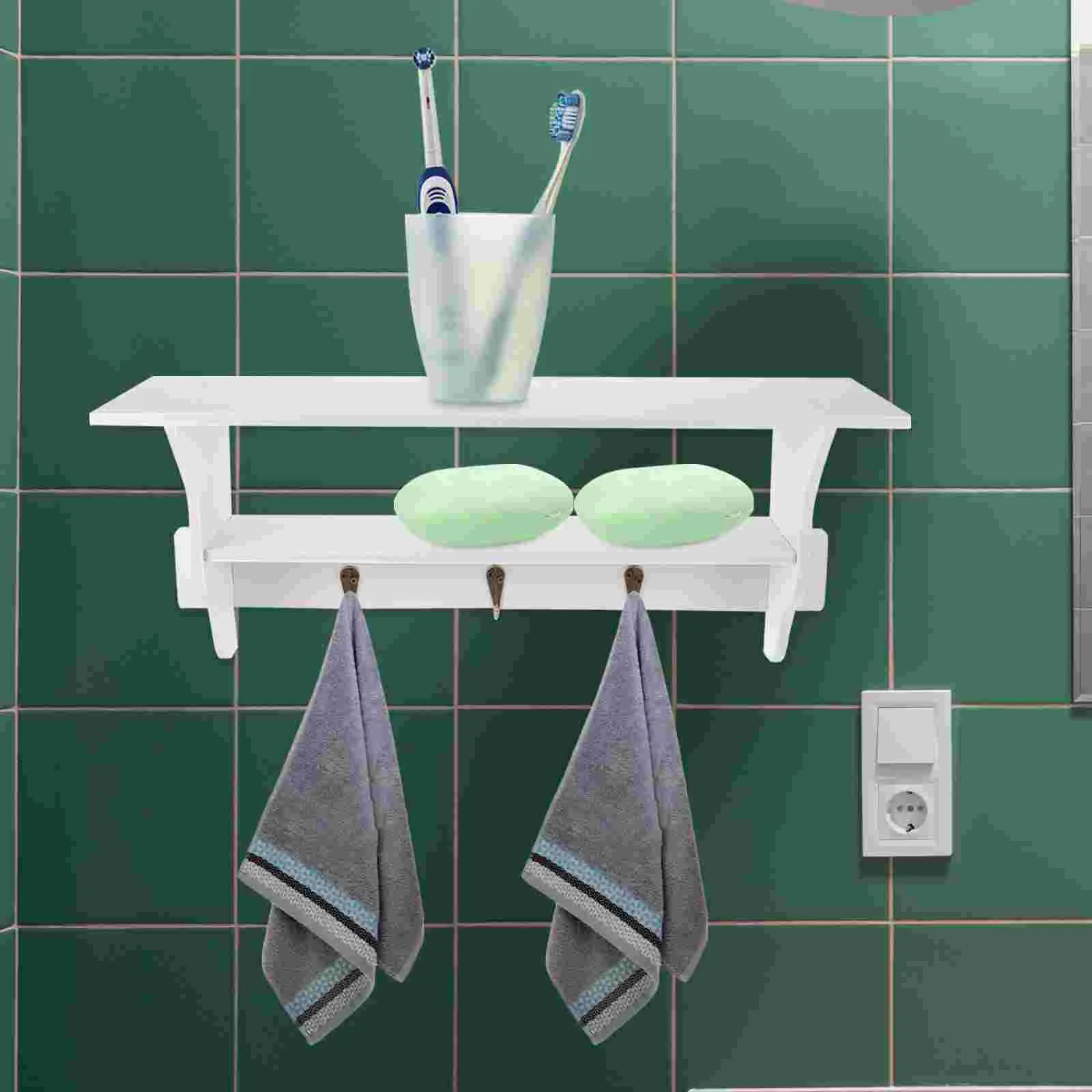 Wall-mounted Shelf Floating Shelf with Hook Wall Decor Key Hanging Hook Home Decor
Wall-mounted Shelf Floating Shelf with Hook Wall Decor Key Hanging Hook Home Decor