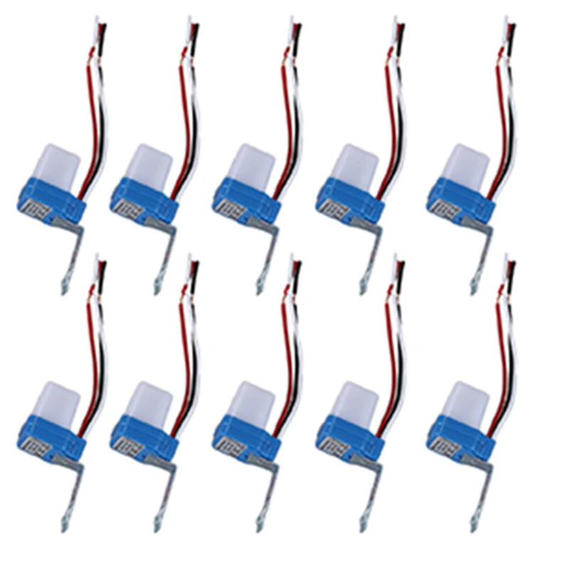 

30Pcs Auto On Off Photocell Street Light Photoswitch Sensor Switch AC/DC 12V 10A