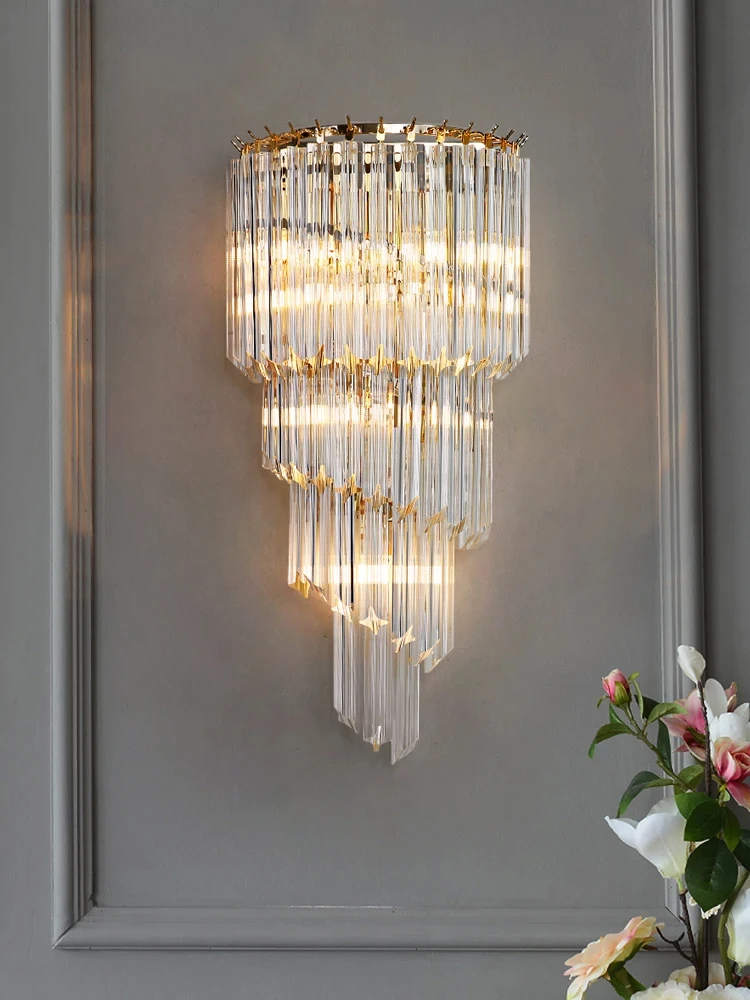 Crystal Wall Lamps For Living Room Hall Bedroom Loft Hotel Indoor Home Modern Gold Luxury Decor LED Wall Sconce Lighting Fixture
Crystal Wall Lamps For Living Room Hall Bedroom Loft Hotel Indoor Home Modern Gold Luxury Decor LED Wall Sconce Lighting Fixture