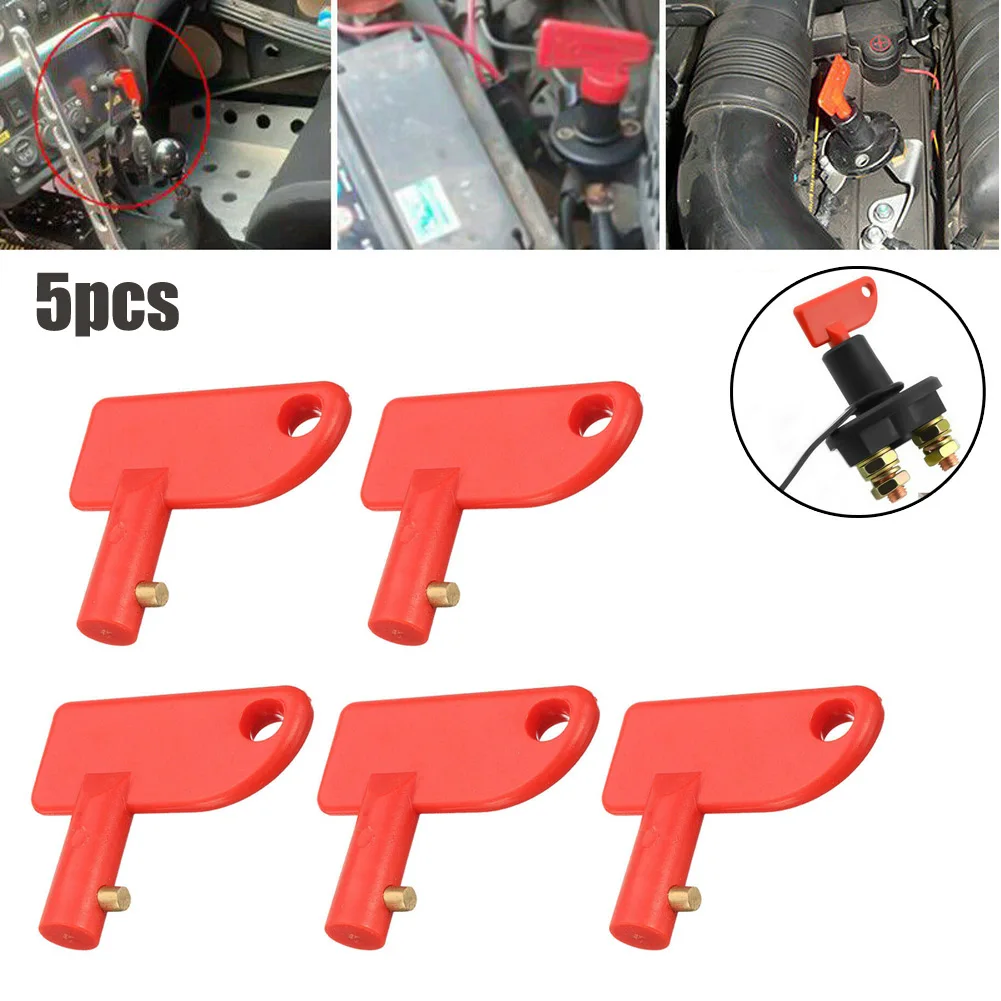 5PCS Spare Key For Battery Isolator Switch Power Kill Cut Off Switch Car Van Boats For Yacht Electric Vehicle ABS Plastic Red
5PCS Spare Key For Battery Isolator Switch Power Kill Cut Off Switch Car Van Boats For Yacht Electric Vehicle ABS Plastic Red