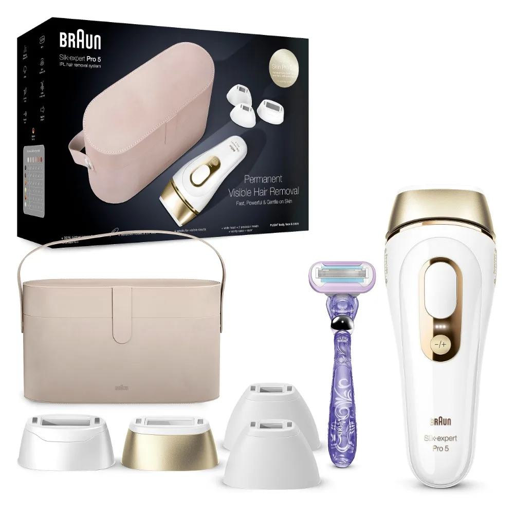 

Braun IPL Long-lasting Laser Hair Removal Device for Women & Men , Built For Head-To-Toe , Virtually Pain-Free Session.