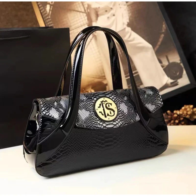 Women Leather Handbag Top Handle Tote Bag Evening Shoulder Bag Wedding Satchel Retro Purse Designer Bag
Women Leather Handbag Top Handle Tote Bag Evening Shoulder Bag Wedding Satchel Retro Purse Designer Bag