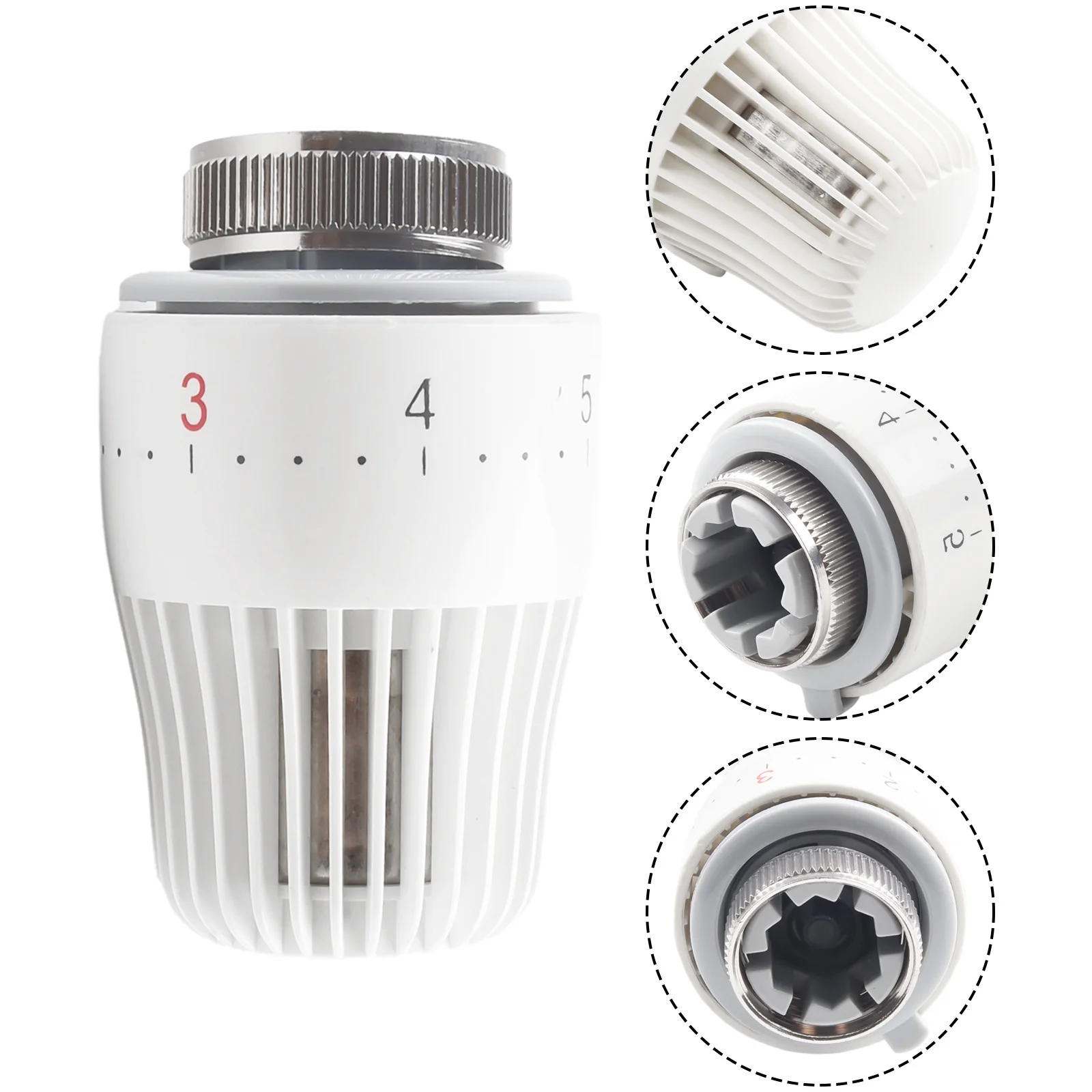 Accessory Valve Head M28x1.5 Parts Replacement Sensor Head Thermostatic ABS + PC Engineering Plastic Exquisite
Accessory Valve Head M28x1.5 Parts Replacement Sensor Head Thermostatic ABS + PC Engineering Plastic Exquisite