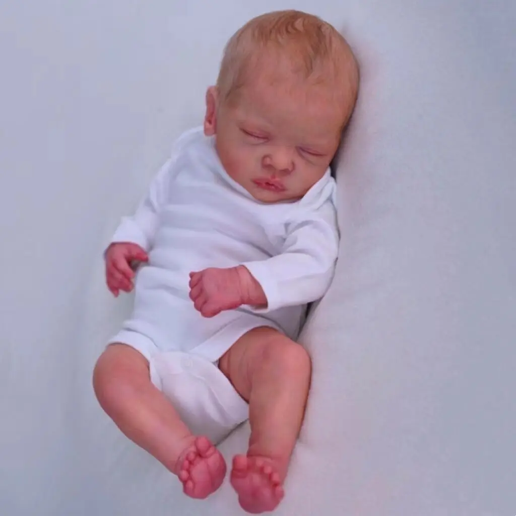 FBBD 19inch Reborn Sleeping Romy Baby Doll Newborn Baby Doll Already Painted Finished Lifelike Soft Touch 3D Skin Hand-Draw Hair 
FBBD 19inch Reborn Sleeping Romy Baby Doll Newborn Baby Doll Already Painted Finished Lifelike Soft Touch 3D Skin Hand-Draw Hair