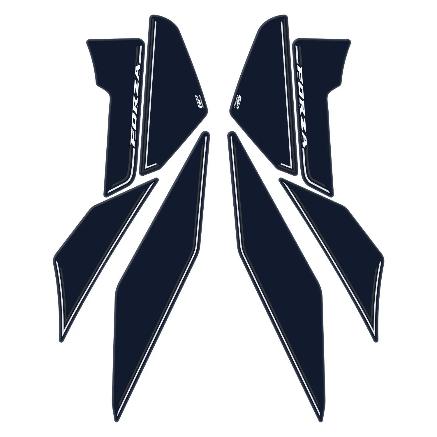 GP Composite For Forza 250 2018-2022 Compatible Side Strip Lower Leg Pad Navy Blue
GP Composite For Forza 250 2018-2022 Compatible Side Strip Lower Leg Pad Navy Blue