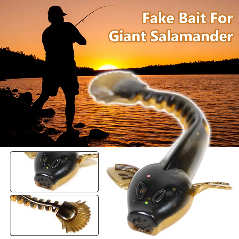 10Pcs Artificial Soft Bait Crinktail 90Mm 4.5G Carp Fishing Lure Bass Freshwater Fishing Simulation Giant Salamander Bait
10Pcs Artificial Soft Bait Crinktail 90Mm 4.5G Carp Fishing Lure Bass Freshwater Fishing Simulation Giant Salamander Bait