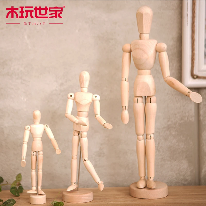 Wooden Jointed Doll Man Cartoon Blockhead Handmade Unisex Painting Sketch Model For Children Puppet
Wooden Jointed Doll Man Cartoon Blockhead Handmade Unisex Painting Sketch Model For Children Puppet