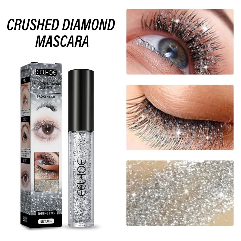 Spot 8ml Glitter Crush Diamond Mascara Fairy Glitter Waterproof Lengthening Crypto Non-Smudge Curling Lengthening Mascara
Spot 8ml Glitter Crush Diamond Mascara Fairy Glitter Waterproof Lengthening Crypto Non-Smudge Curling Lengthening Mascara
