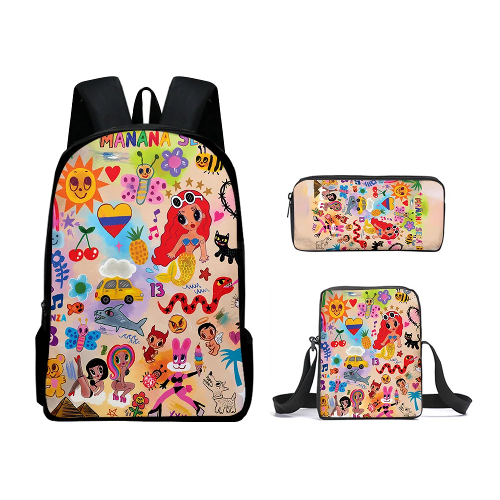 Классическая сумка Manana Sera BonitoI с 3D принтом, 3 шт./комплект, школьные ранцы для учеников, рюкзак для ноутбука, Наклонная Сумка через плечо, ранцы
Классическая сумка Manana Sera BonitoI с 3D принтом, 3 шт./комплект, школьные ранцы для учеников, рюкзак для ноутбука, Наклонная Сумка через плечо, ранцы