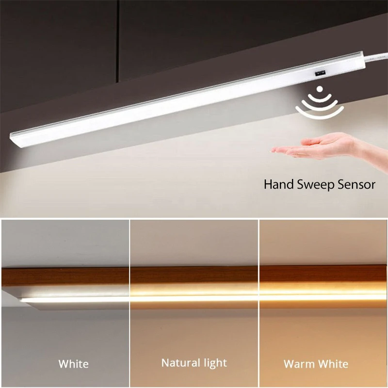 3 Colors Under Cabinet Light PIR Motion LED Hand Sweep Switch Kitchen Lamp USB Plug Closet Light Cabinet Closet Kitchen Room
3 Colors Under Cabinet Light PIR Motion LED Hand Sweep Switch Kitchen Lamp USB Plug Closet Light Cabinet Closet Kitchen Room