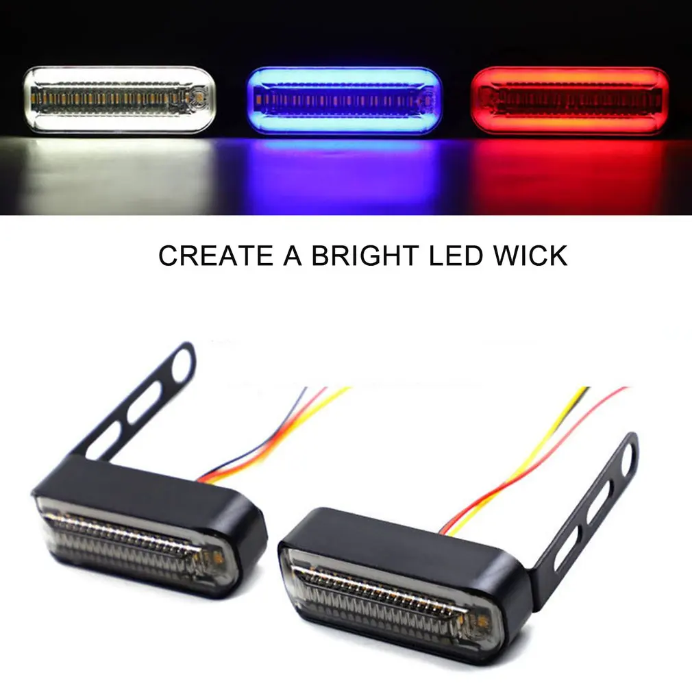 1Pc Motorcycle Accessories Lighting LED DRL Flowing Turn Signal Light Stop Signals Water Flasher 2 In 1 Blinker Tail Brake Lamp
1Pc Motorcycle Accessories Lighting LED DRL Flowing Turn Signal Light Stop Signals Water Flasher 2 In 1 Blinker Tail Brake Lamp