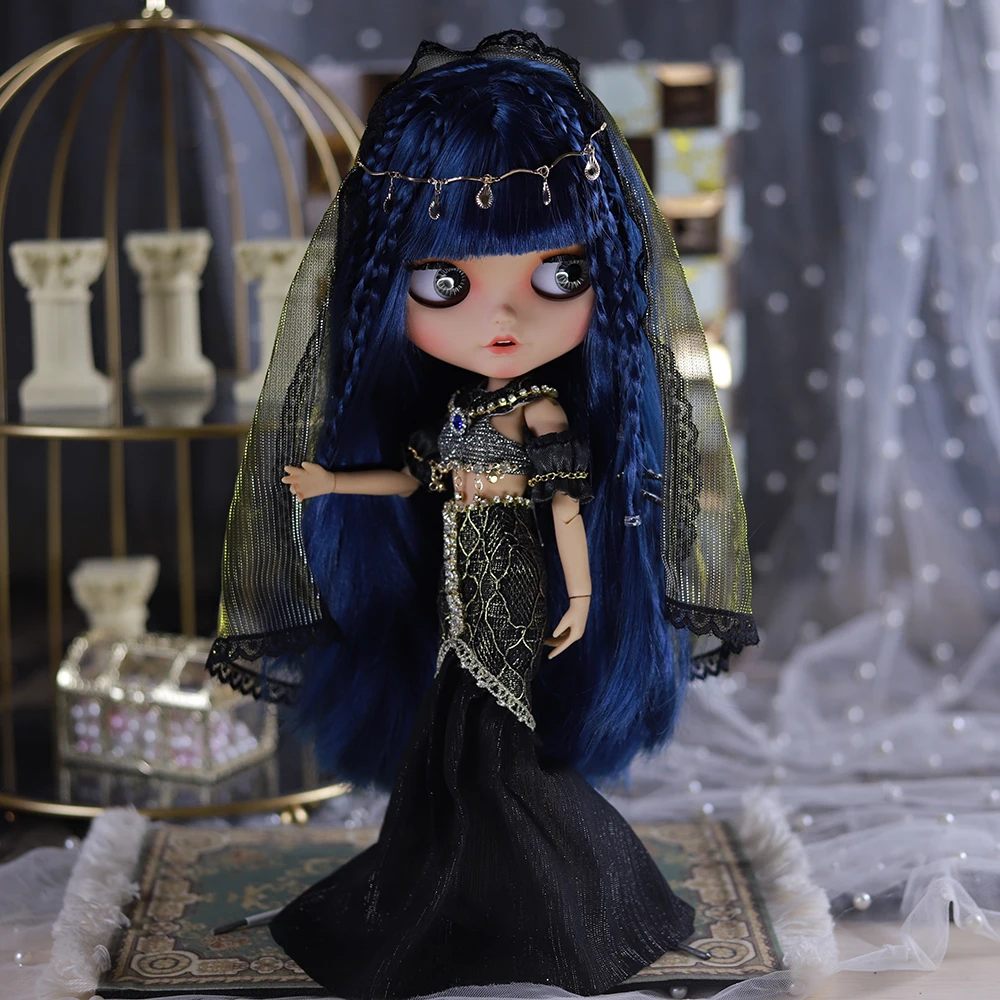 

ICY DBS Blyth Doll bjd joint body White Skin White Queen tan Skin Cleopatra 1/6 Toy 30cm Girl Gift Anime SD