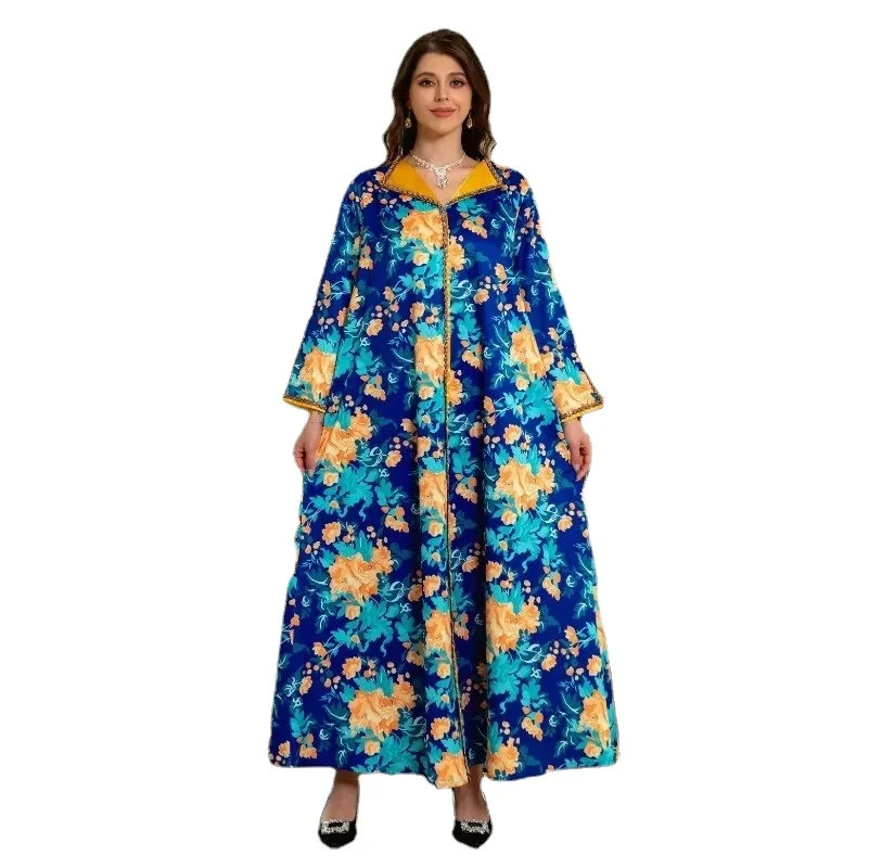 Eid мусульманское женское платье Abaya марокканские вечерние платья Abayas цветочный отворот молитва длинный рукав платье Рамадан мусульманское Макси платья
Eid мусульманское женское платье Abaya марокканские вечерние платья Abayas цветочный отворот молитва длинный рукав платье Рамадан мусульманское Макси платья