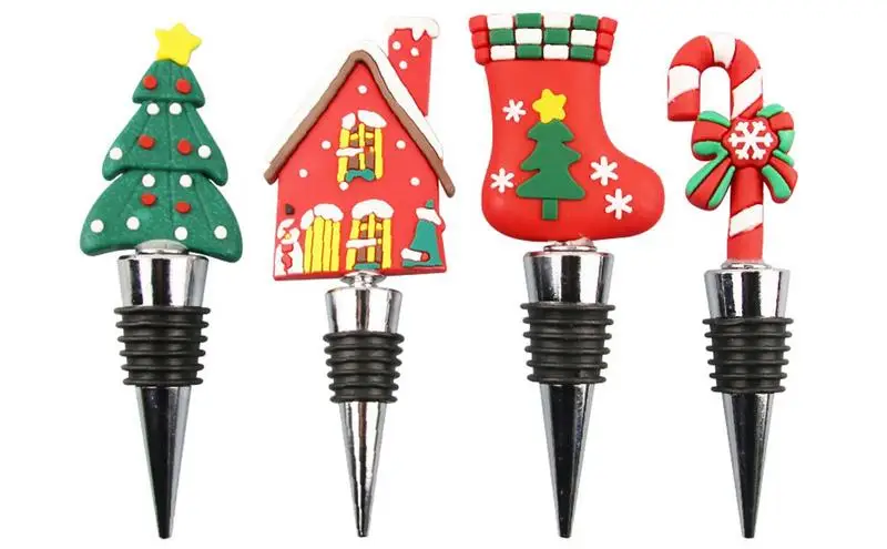 Christmas Wine Stopper Reusable Functional Portable Sealing Wine Bottle Stopper Christmas House WineBottle Sealer Drinkware Tool
Christmas Wine Stopper Reusable Functional Portable Sealing Wine Bottle Stopper Christmas House WineBottle Sealer Drinkware Tool
