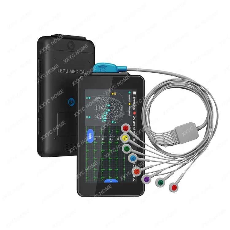 Pcecg-500 Portable Medical Monitoring Devices Wifi EKG 12 Lead ECG Monitor Pocket ECG Machine
Pcecg-500 Portable Medical Monitoring Devices Wifi EKG 12 Lead ECG Monitor Pocket ECG Machine