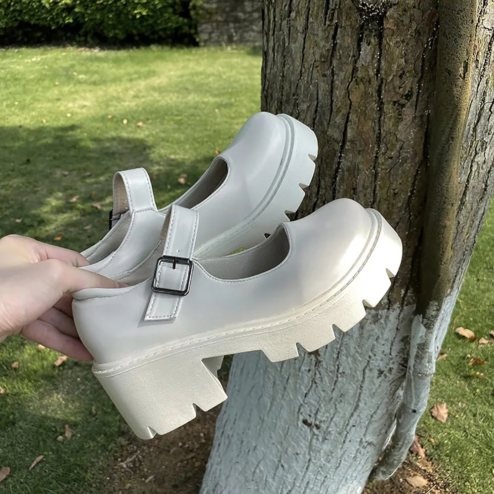 Women Mary Jane Shoes Woman Vintage High Heels Platform Lolita Japanese Style College Bow-knot Student Zapatillas
Women Mary Jane Shoes Woman Vintage High Heels Platform Lolita Japanese Style College Bow-knot Student Zapatillas