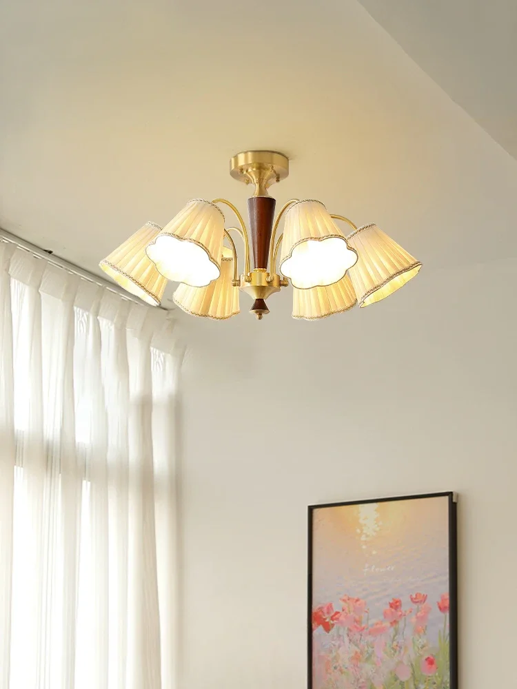 French Style Retro Ceiling Light Living Room Study American Style Copper Retro Master Simple Bedroom Lobby Light
French Style Retro Ceiling Light Living Room Study American Style Copper Retro Master Simple Bedroom Lobby Light