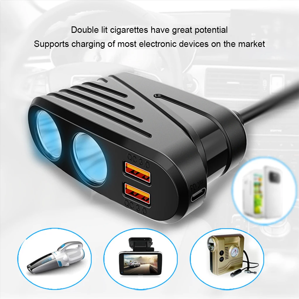 Easy-to-install And Safe Car Recharger Adapter With Quick Charge 30 Multifunctional Durable
Easy-to-install And Safe Car Recharger Adapter With Quick Charge 30 Multifunctional Durable