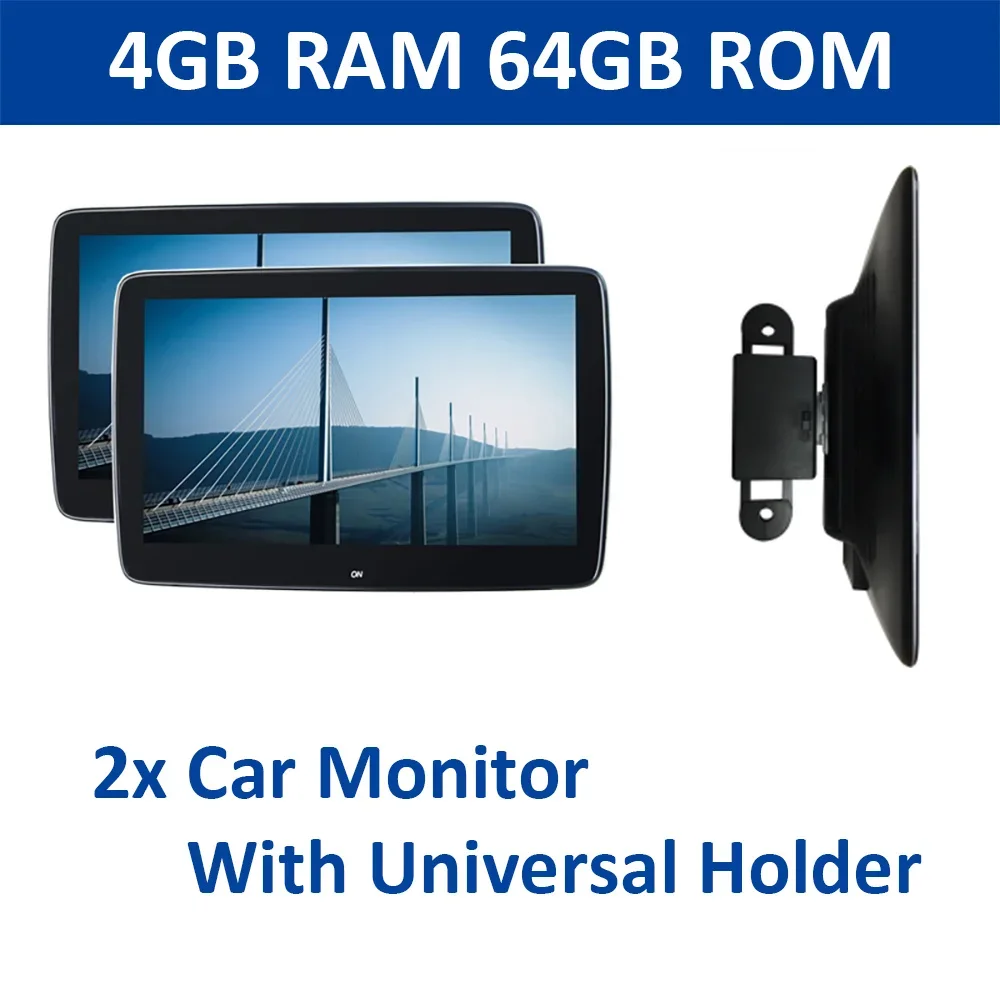 11.6 Inch 12V Rear Seat Car Headrest Android Monitor 4k LCD TV Display Multimedia Screen Pair with HDMI for Child Kids
11.6 Inch 12V Rear Seat Car Headrest Android Monitor 4k LCD TV Display Multimedia Screen Pair with HDMI for Child Kids