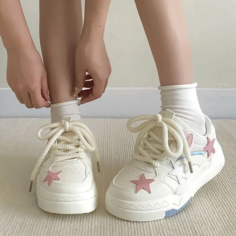 White Women's Sneakers Kawaii Sports Shoes Casual Skateboard Spring Summer 2024 Tennis Female Platform Vulcanize Cute Flats
White Women's Sneakers Kawaii Sports Shoes Casual Skateboard Spring Summer 2024 Tennis Female Platform Vulcanize Cute Flats