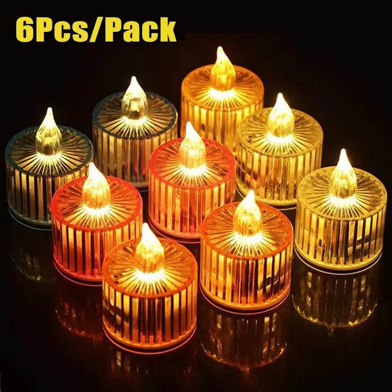 6/3Pcs LED Electronic Candle Light Battery Operated Flameless Tea Lights Home Decoration Birthday Wedding Candles Romantic Gift
6/3Pcs LED Electronic Candle Light Battery Operated Flameless Tea Lights Home Decoration Birthday Wedding Candles Romantic Gift