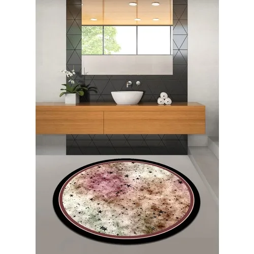 

Ardizayn Space Time, 120x120 cm. Anti-Slip, Not Peel Leather Outsole Round Bath Mat