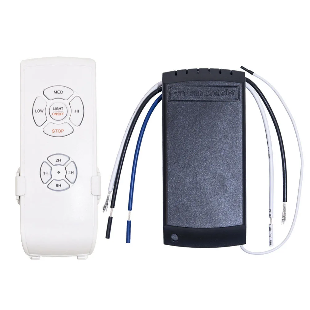 Universal Ceiling Fan Lamp Light Remote Control Receiver Kit Timing Wireless Remote Control Switches 110V/120V 55W Smarts Supply
Universal Ceiling Fan Lamp Light Remote Control Receiver Kit Timing Wireless Remote Control Switches 110V/120V 55W Smarts Supply