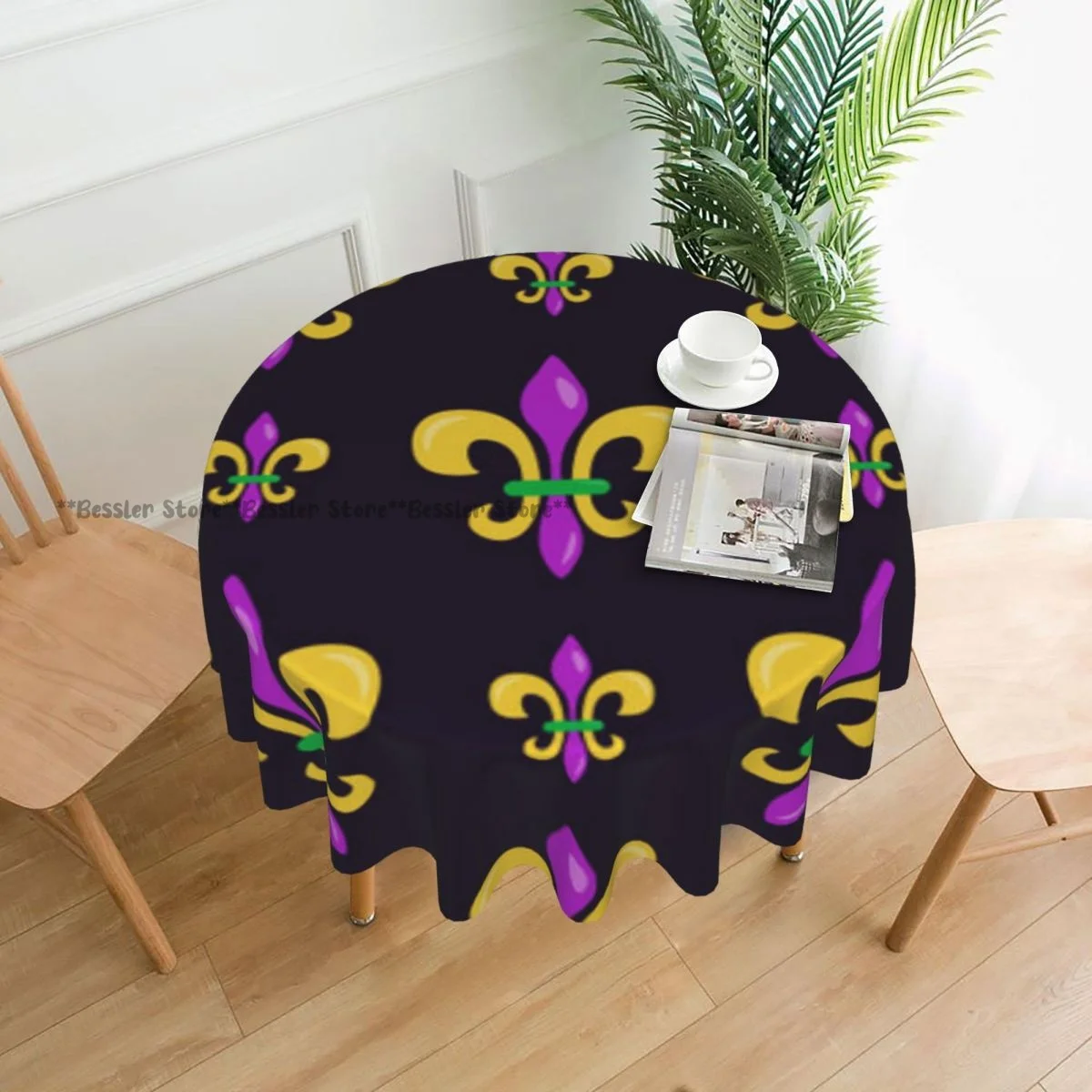 Fleur De Lis Mardi Gras Background Tablecloths Living Room Table Decoration Fabric Round Tablecloth
Fleur De Lis Mardi Gras Background Tablecloths Living Room Table Decoration Fabric Round Tablecloth