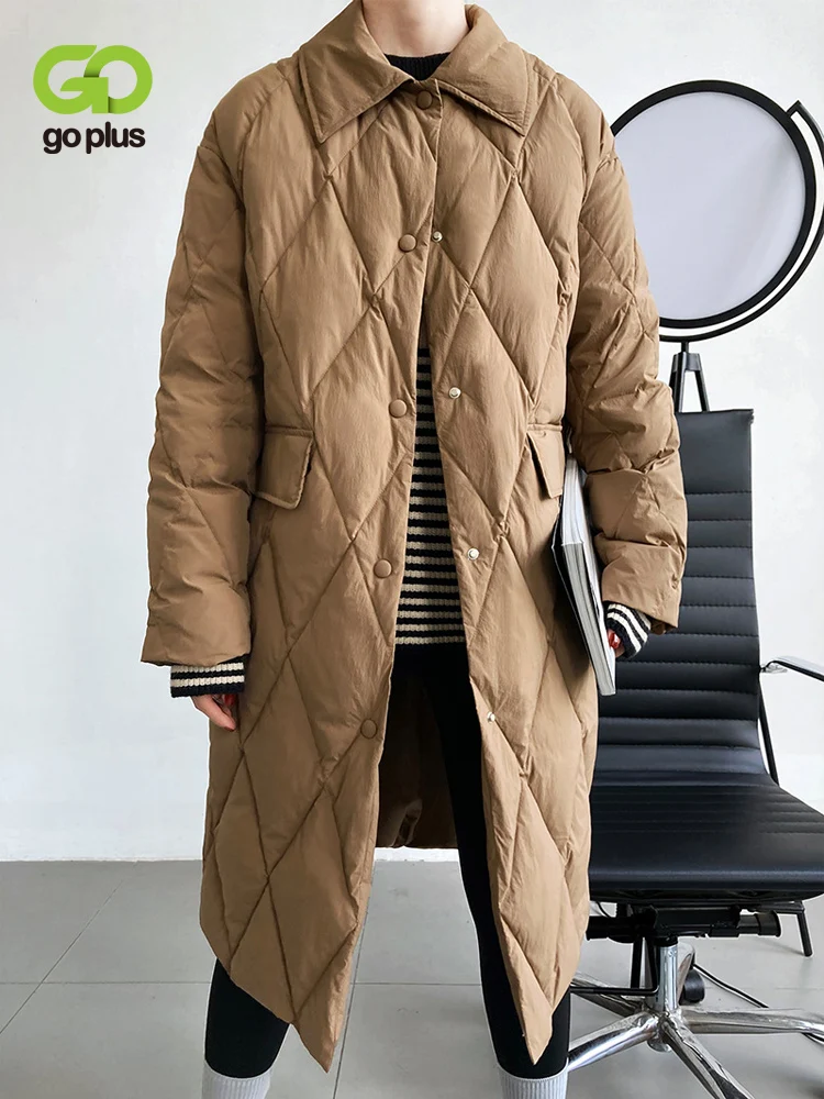 GOPLUS Women's Coats 2023 Korean Style Winter Qulited Padding Jacket Argyle Parkas Dames Jassen Doudoune Longue Pour Femme
GOPLUS Women's Coats 2023 Korean Style Winter Qulited Padding Jacket Argyle Parkas Dames Jassen Doudoune Longue Pour Femme