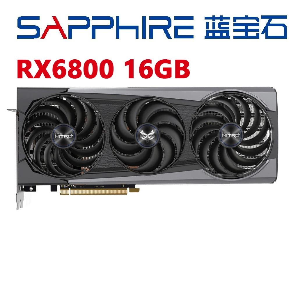 Видеокарта Sapphire Radeon RX6800 Nitro + 16 Гб GDDR6 Nitro для AMD RX6800, 16 ГБ
Видеокарта Sapphire Radeon RX6800 Nitro + 16 Гб GDDR6 Nitro для AMD RX6800, 16 ГБ