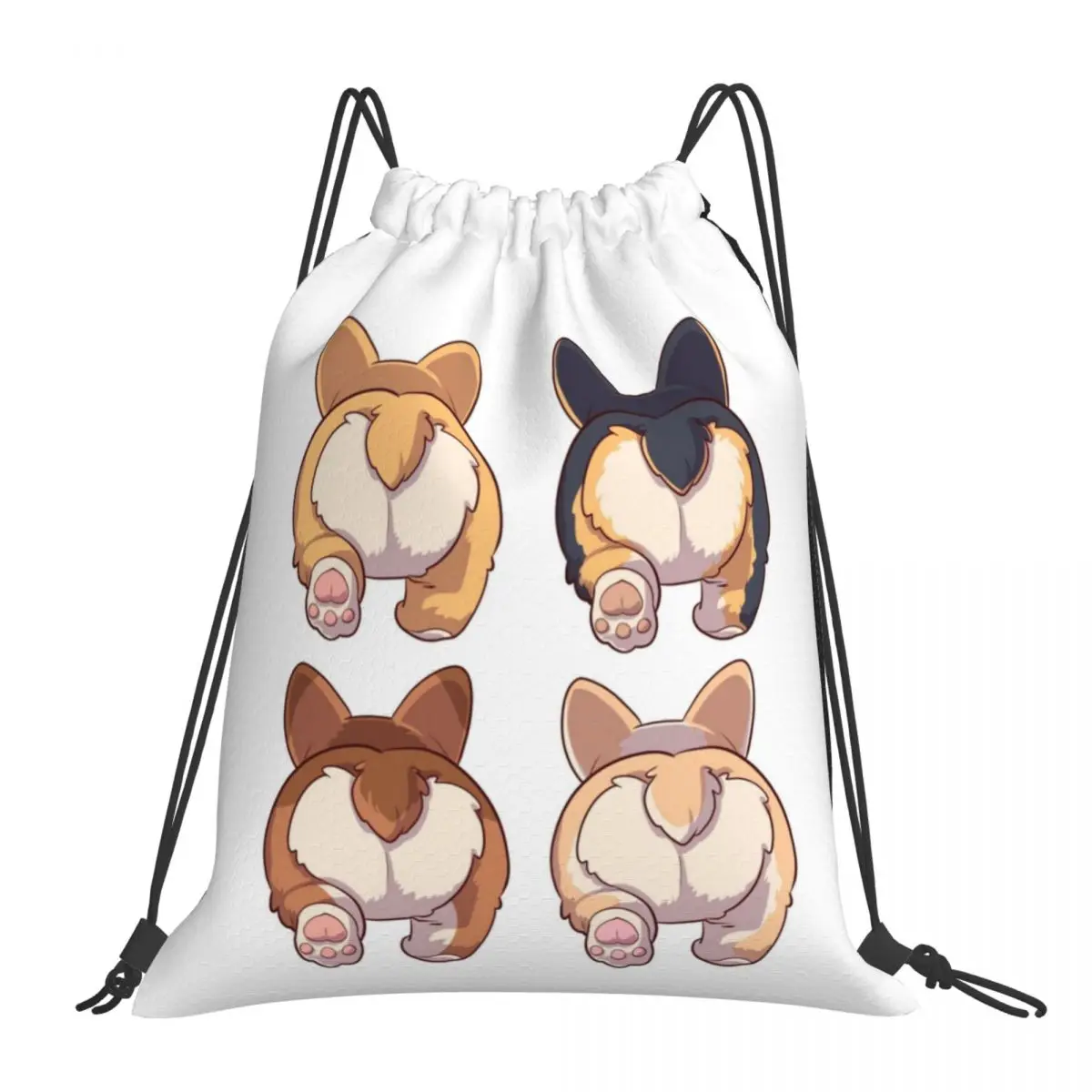 Модные пушистые и милые рюкзаки Corgi с низом, Модные Портативные Сумки на шнурке, спортивные сумки-книжки с карманами
Модные пушистые и милые рюкзаки Corgi с низом, Модные Портативные Сумки на шнурке, спортивные сумки-книжки с карманами