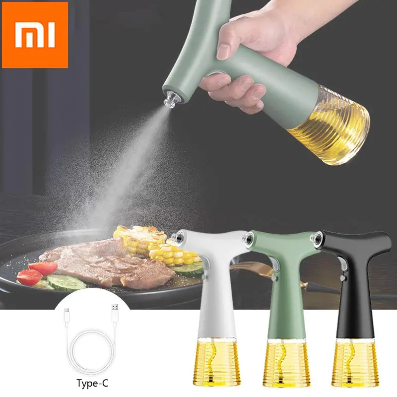 Xiaomi Mijia Electric Oil Spray Bottle Dispenser USB Charging Two Spray Models Soy Sauce Jar Vinegar Storage for Kitchen Cookin
Xiaomi Mijia Electric Oil Spray Bottle Dispenser USB Charging Two Spray Models Soy Sauce Jar Vinegar Storage for Kitchen Cookin