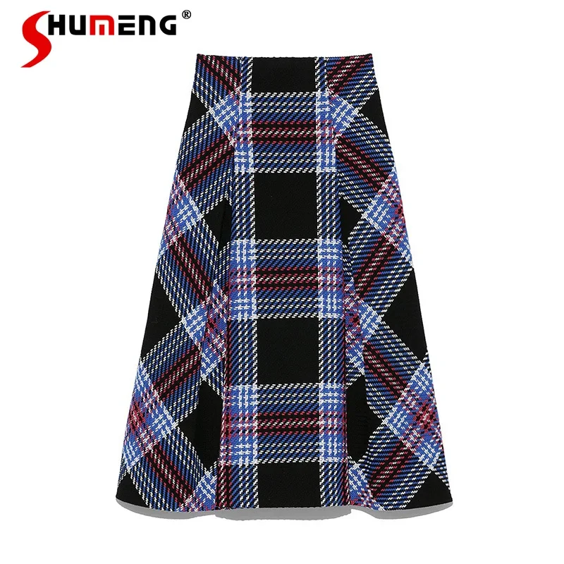 2023 Autumn New Product Women's Japanese Elegant Retro High Waist Rough Yarn Plaid Flared Skirt Y2k Clothes Long Fashion Skirts
2023 Autumn New Product Women's Japanese Elegant Retro High Waist Rough Yarn Plaid Flared Skirt Y2k Clothes Long Fashion Skirts