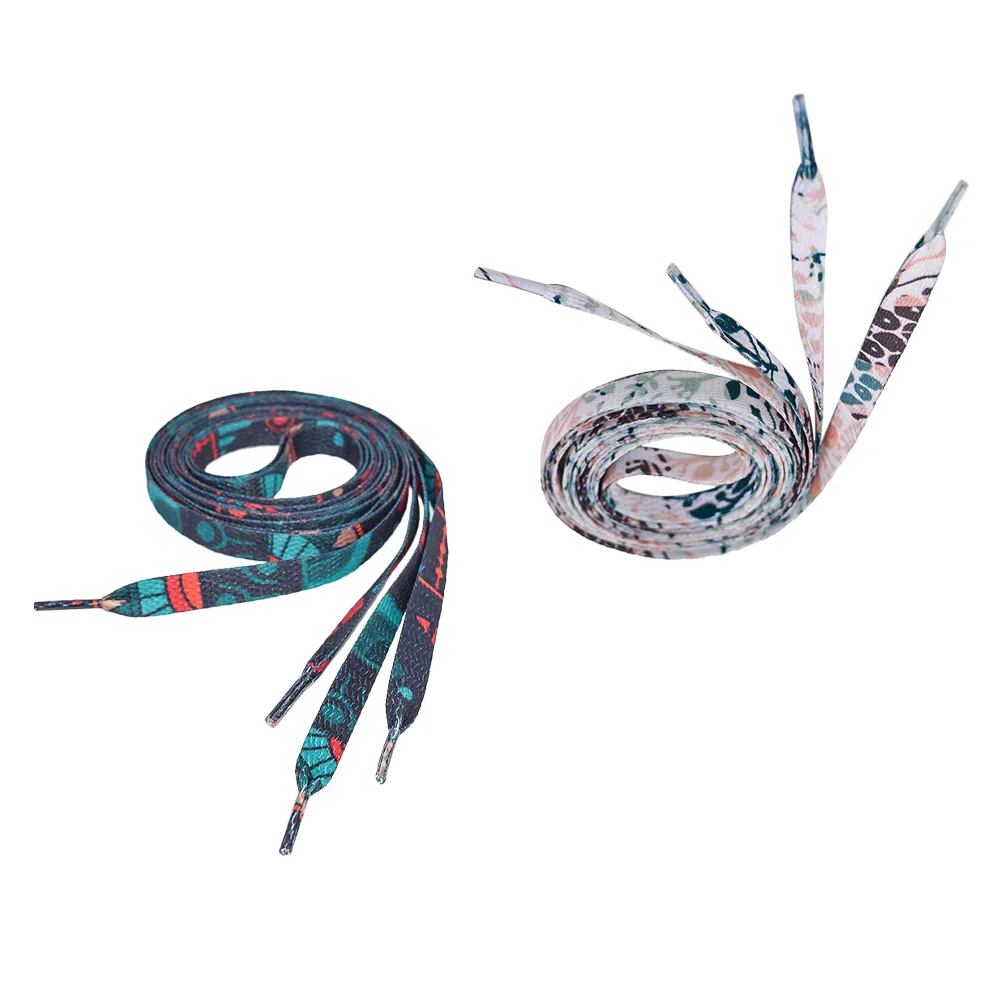 Happy Yami Stretch Laces Stretchy Laces 2 Pairs 160Cm Totem Floral Printed Shoelace Decorative Flat Wide Shoe Laces Canvas Shoes 
Happy Yami Stretch Laces Stretchy Laces 2 Pairs 160Cm Totem Floral Printed Shoelace Decorative Flat Wide Shoe Laces Canvas Shoes