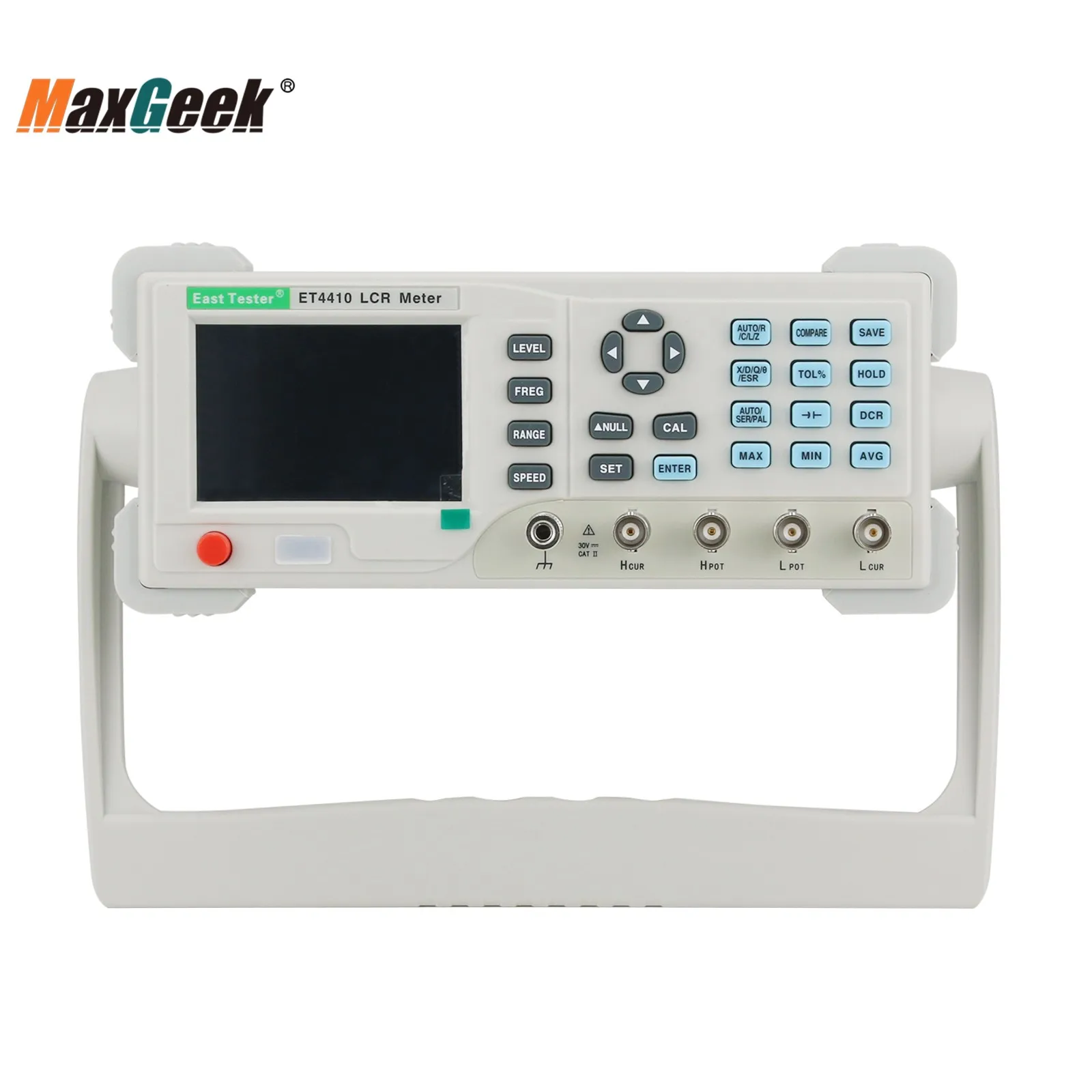 Maxgeek ET4410 Desktop LCR Meter LCR Tester Inductance Capacitance Meter Measure 100KHz 16 Fixed Frequencies
Maxgeek ET4410 Desktop LCR Meter LCR Tester Inductance Capacitance Meter Measure 100KHz 16 Fixed Frequencies