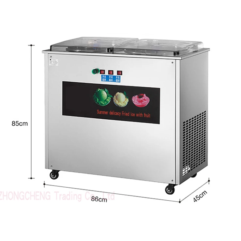Ice frying machine Automatic commercial stainless steel single pot Double pot sand ice yogurt ice porridge frying machine
Ice frying machine Automatic commercial stainless steel single pot Double pot sand ice yogurt ice porridge frying machine