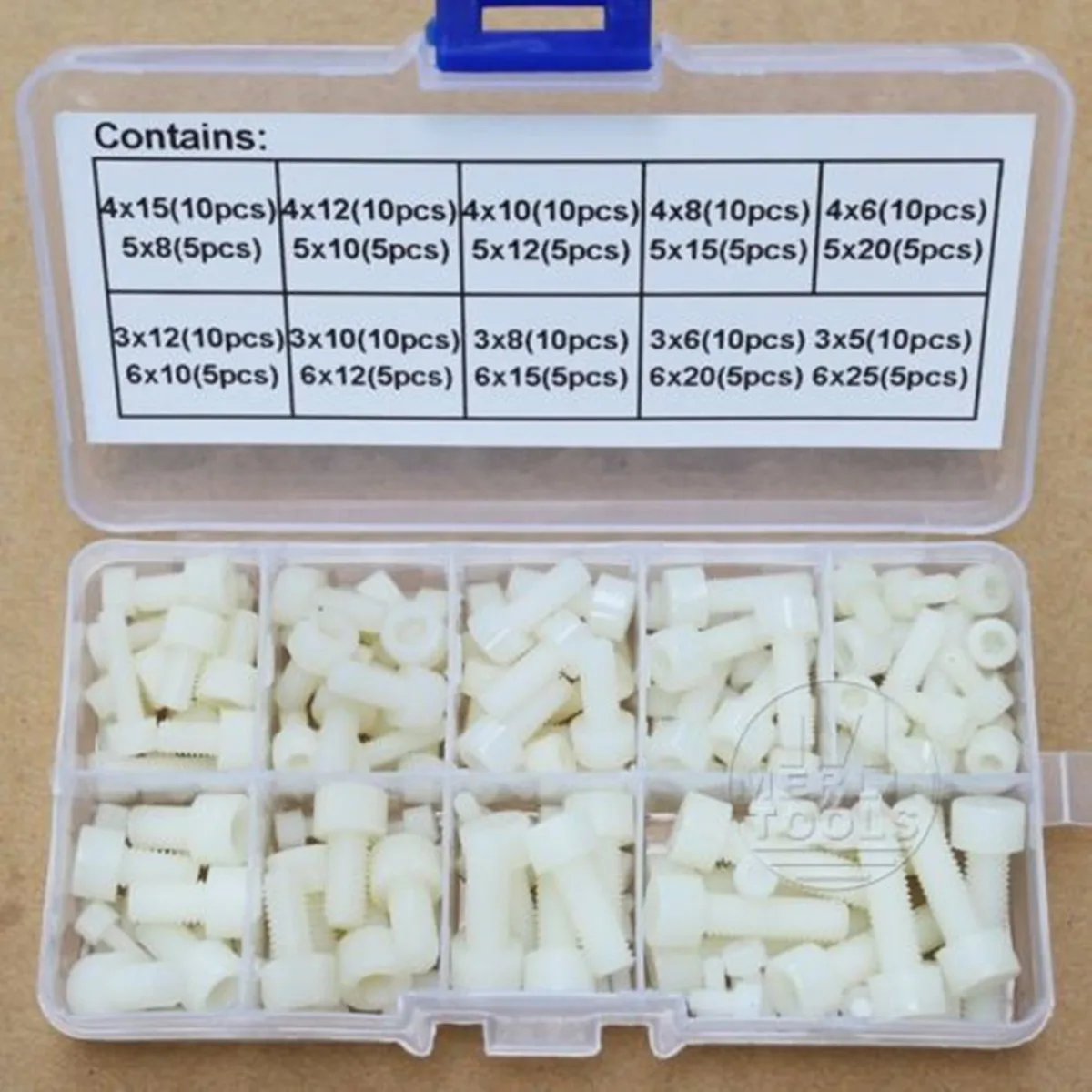 150 шт., набор винтов и болтов с шестигранной головкой
150 шт., набор винтов и болтов с шестигранной головкой