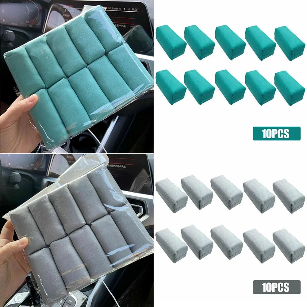 10x Car Detailing Suede Sponge Applicator Use With Ceramic Coating Blue, Gray New High Density Sponge + Soft Fiber
10x Car Detailing Suede Sponge Applicator Use With Ceramic Coating Blue, Gray New High Density Sponge + Soft Fiber