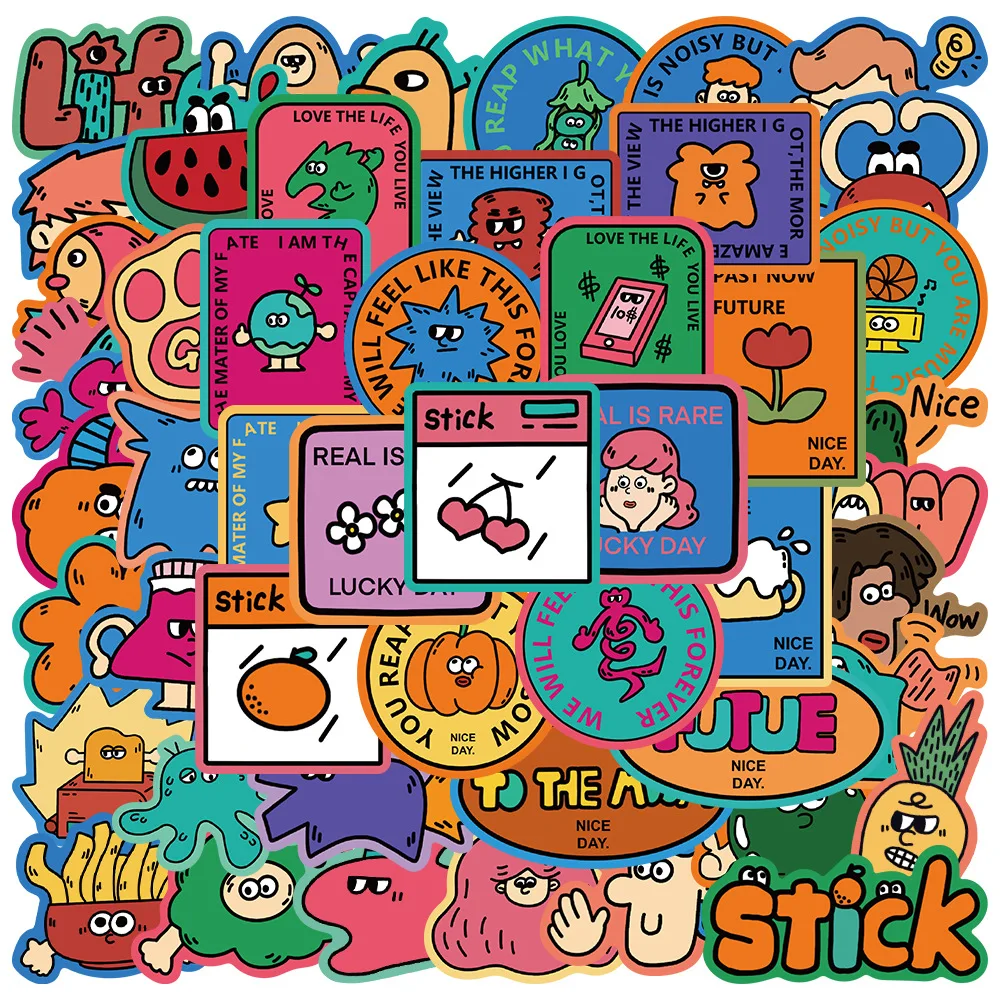 50pcs colorful cute strange things stickers stickers aesthetic stickers kawaii journal stickers planner stickers
50pcs colorful cute strange things stickers stickers aesthetic stickers kawaii journal stickers planner stickers
