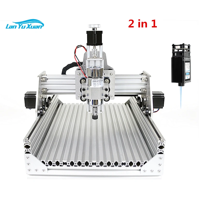 

Набор для сборки DIY 2030 мини-фрезерный станок с ЧПУ гравер лазерный гравировальный станок 500 МВт 2500 мвт 2 в 1