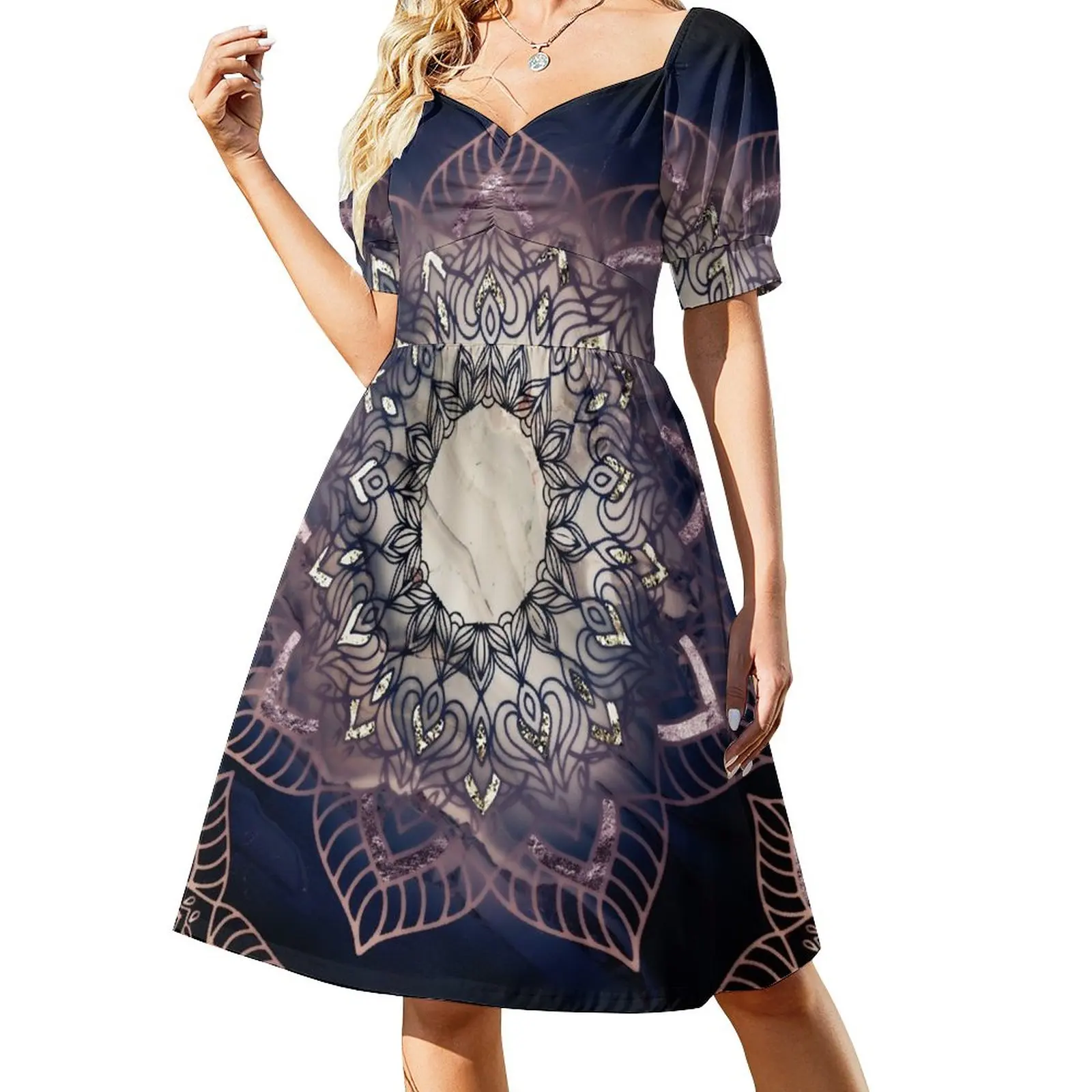 Mandala - Dusty Purple Indigo and Silver - Bohemian Patterns Dress dresses for womens birthday dress for women
Mandala - Dusty Purple Indigo and Silver - Bohemian Patterns Dress dresses for womens birthday dress for women
