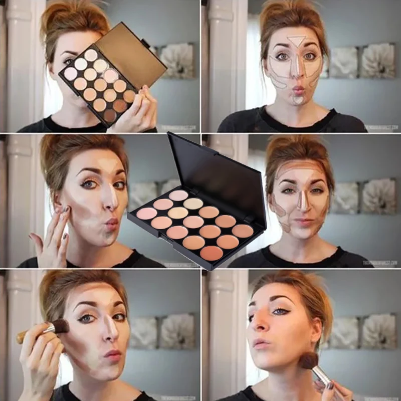 15 Colors Waterproof Concealer Palette Make Up Face Contour Bronzer Foundation Cream Makeup Facial color corrector BULK
15 Colors Waterproof Concealer Palette Make Up Face Contour Bronzer Foundation Cream Makeup Facial color corrector BULK