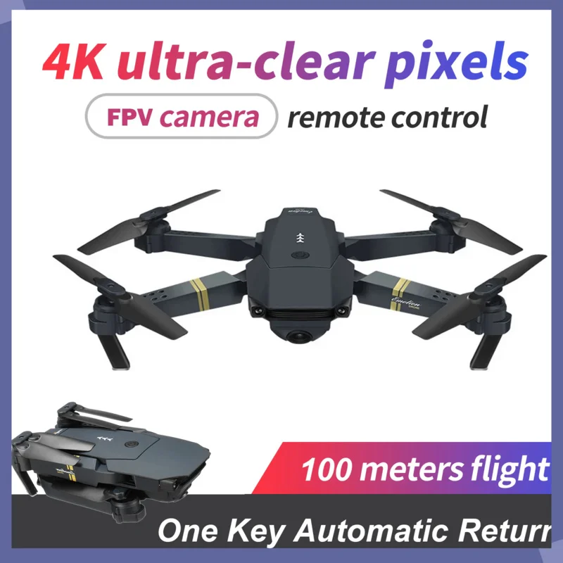 

NEW E58 1080P 4K HD Camera RC Drone WiFi FPV Altitude Hold Foldable Quadcopter with Battery RC Drone Helicopter Drone Gift Toys