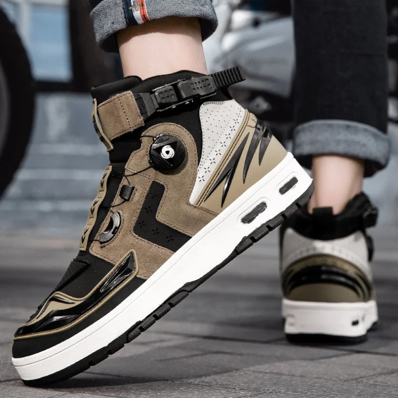 Men's Motorcycle Boots Motorcycle Riding Shoes Motorcycle Off-road Boots Rubber Outsole Anti Slip Wear-resistant
Men's Motorcycle Boots Motorcycle Riding Shoes Motorcycle Off-road Boots Rubber Outsole Anti Slip Wear-resistant