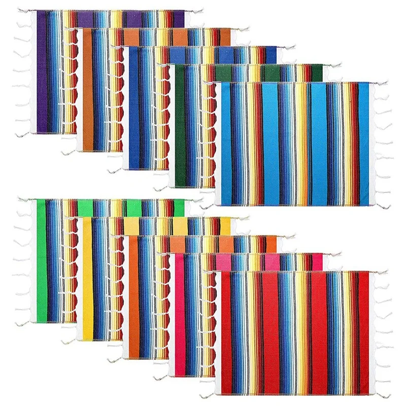 Washable Placemats Mexican Table Runner 33X48cm Mexican Blanket For Mexican Party Or Wedding Decoration
Washable Placemats Mexican Table Runner 33X48cm Mexican Blanket For Mexican Party Or Wedding Decoration