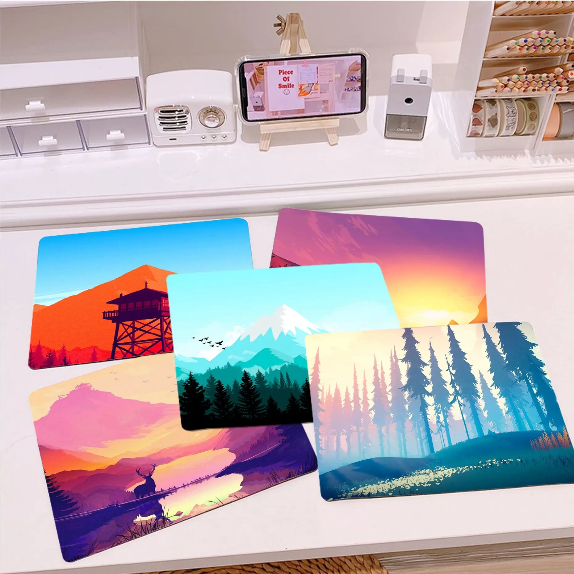 Forest Firewatch DIY Cabinet Gaming Computer Laptop Desk Mat Mouse Pad Mouse Mat Notbook For PC Gamer Mousemat
Forest Firewatch DIY Cabinet Gaming Computer Laptop Desk Mat Mouse Pad Mouse Mat Notbook For PC Gamer Mousemat