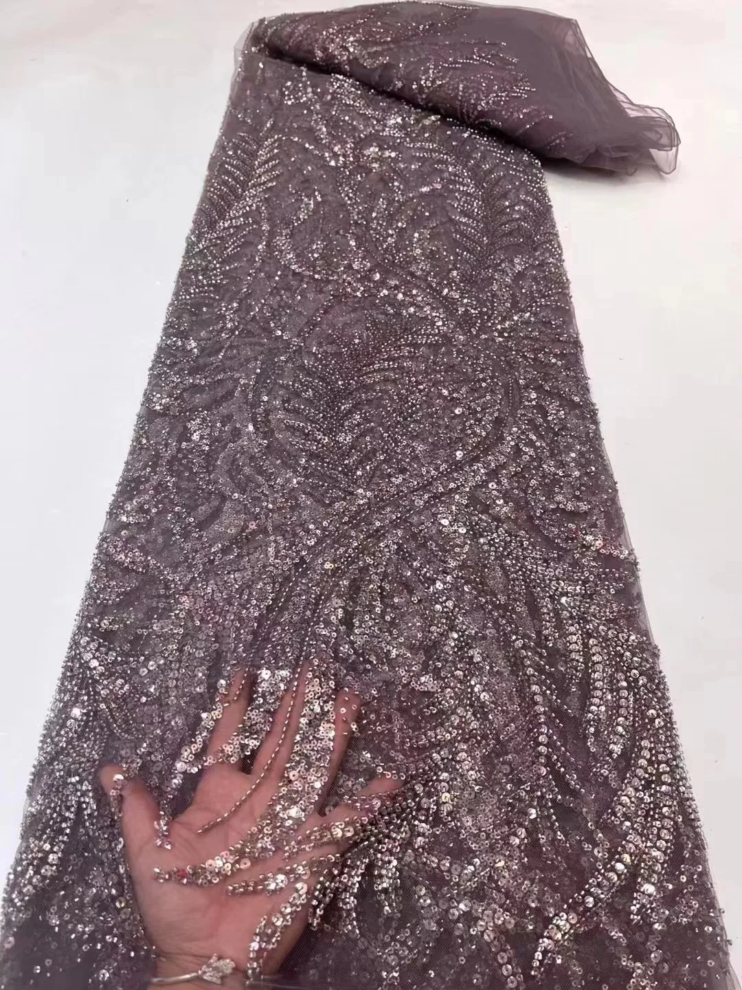 Hot Sale 2023 High Quality African Groom Sequin Lace French beautiful Fabric Embroidery For Nigeria Sewing Wedding Dress 5 Yards
Hot Sale 2023 High Quality African Groom Sequin Lace French beautiful Fabric Embroidery For Nigeria Sewing Wedding Dress 5 Yards